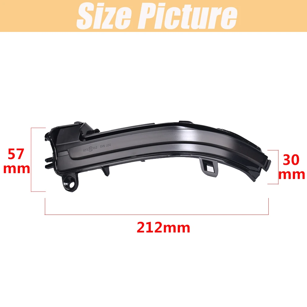 LED Dynamic Turn Signal Side Mirror Sequential Light Lamp For BMW 1 2 3 4 Series F20 F21 F22 F23 F30 F31 F32 F33 F34 X1 E84 i3