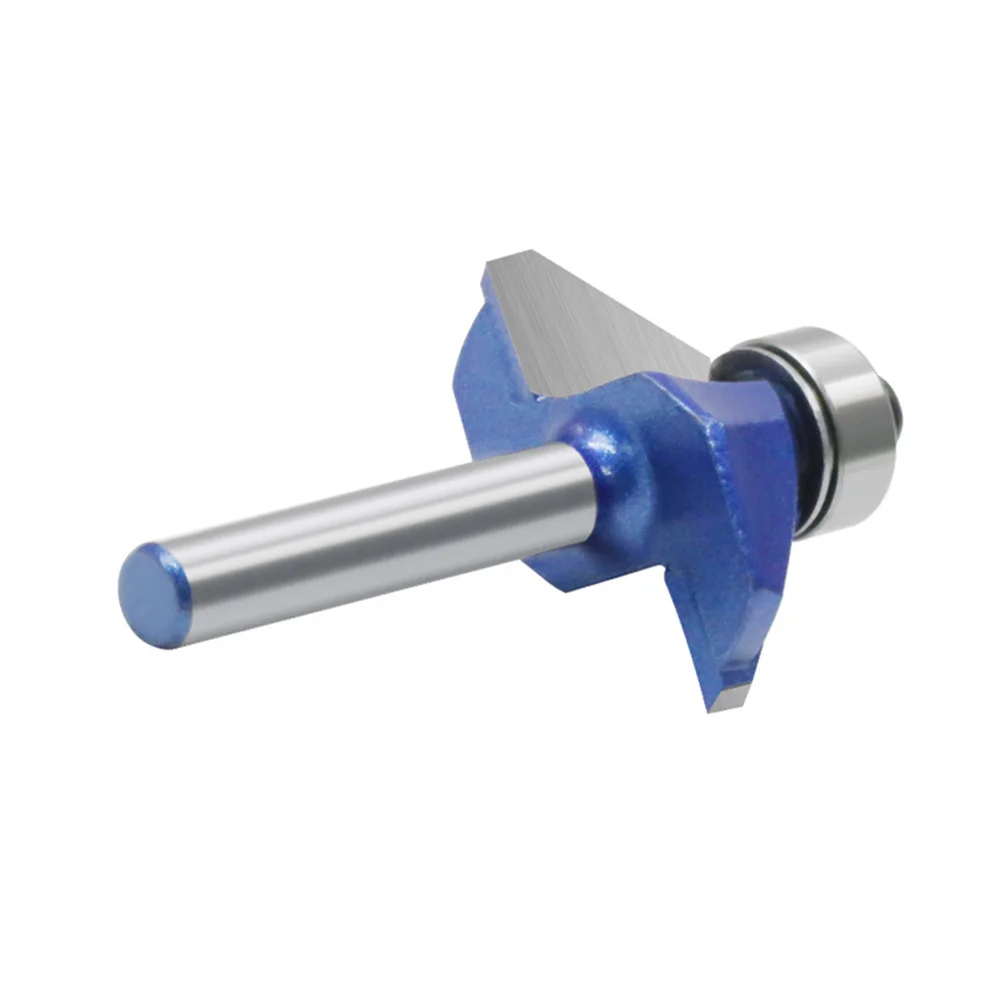 Innovative Router Bit Collection A Set of Four Carbide Roundover Bits Compatible with Both Inch and Metric Shafts