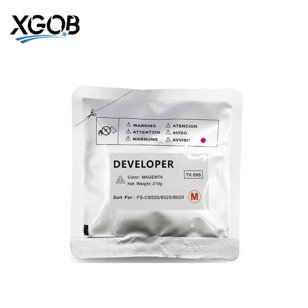 1 Zak/210g TK898 Ontwikkelaar Poeder Voor Kyocera FS-C8020MFP C8025MFP C8520MFP C8525MFP C8124MFP Hoge Compatibel ijzeren Carrier