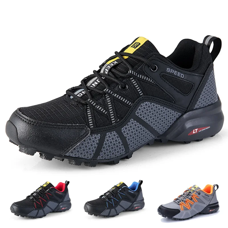 Lightweight Waterproof Outdoor Hiking Shoes Non Slip Camping Travel Tactical Training Sneakers For Men Women Plus Size