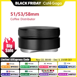 Distribuidor de café ferramenta de distribuição de café expresso 51mm/53mm/58mm nivelador três inclinações angulares ajustável palma da mão para portátil