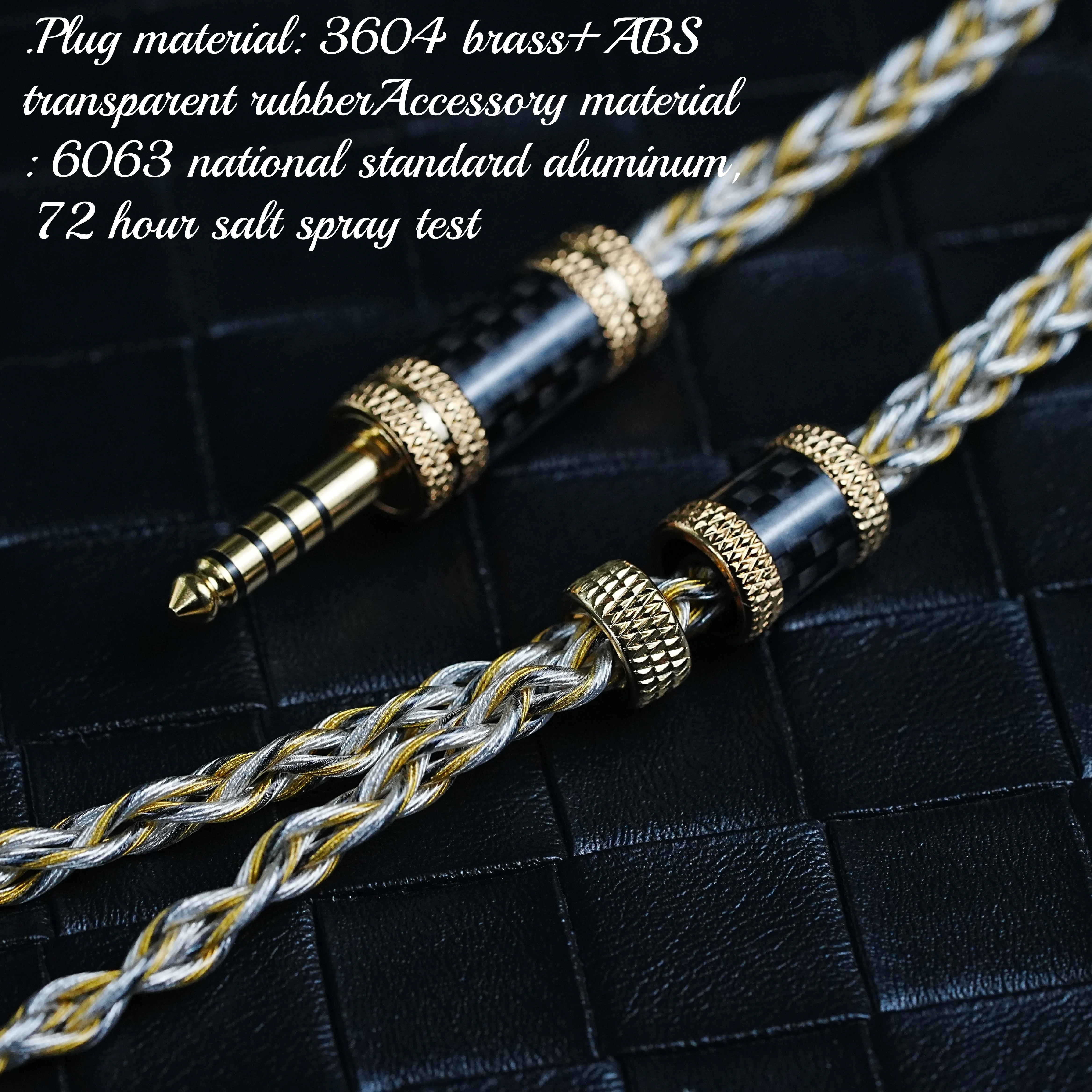 ZiSin-306 8-Core HIFI Earphone Upgrade Cable With 3.5/2.5/4.4mm MMCX/QDC/TFZ 0.78 2Pin ForHEXA KATO Monarch IE500 400