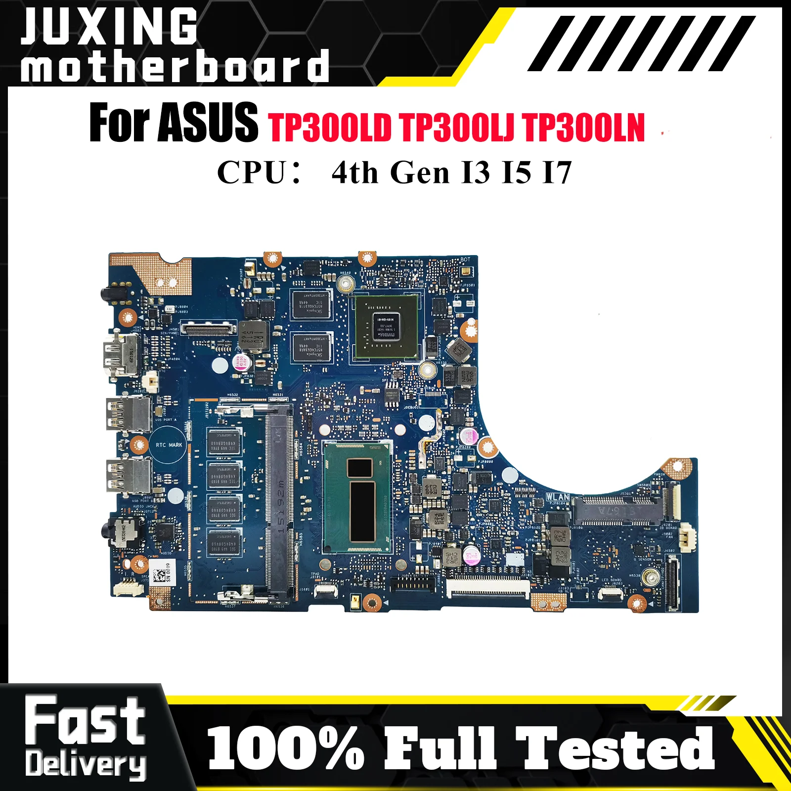 

Материнская плата TP300LJ для ноутбука ASUS VivoBook Flip TP300LA Q302L TP300LAB TP300L TP300LD TP300LN TP300LJ, материнская плата I3 I5 I7 CPU