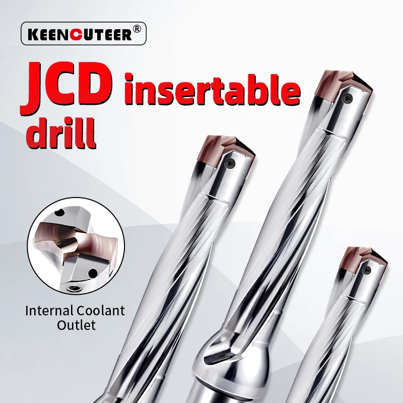 JCD Crown drill rod  Full model 3D 5D 8D 10D internal cooling  diameter 10-25mm for insert HCD High efficiency precision
