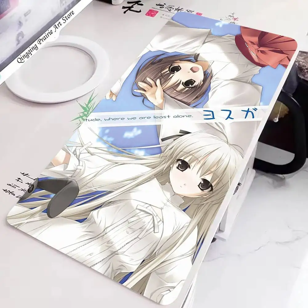 Anime Y-Yosuga No Sora Mousepad Non-slip Suitable For Office Computers Laptops E-sports Game Desk Mats XXL Keyboard