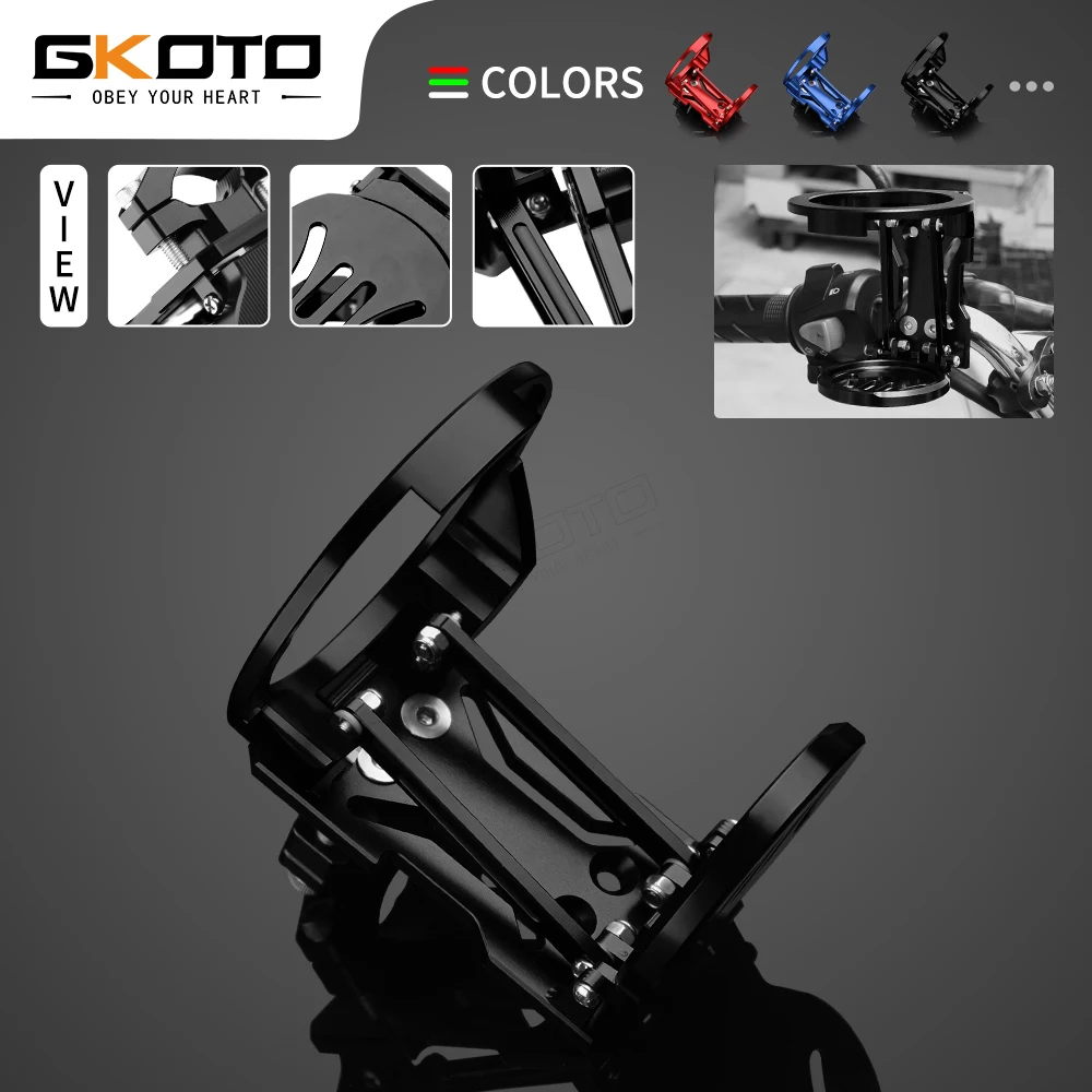 Fotografia 5: Universal Motorcycle Drink Holder, Bike Water Cup Bottle Holder, Acessórios Modificados