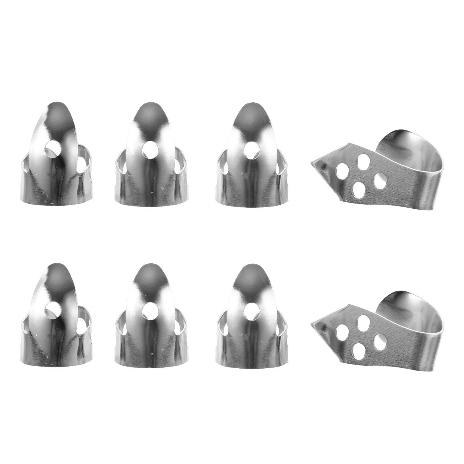 

2 Sets Finger Suit Pick Guitar Thumb Picks Picker Multifunction Metal Tools for
