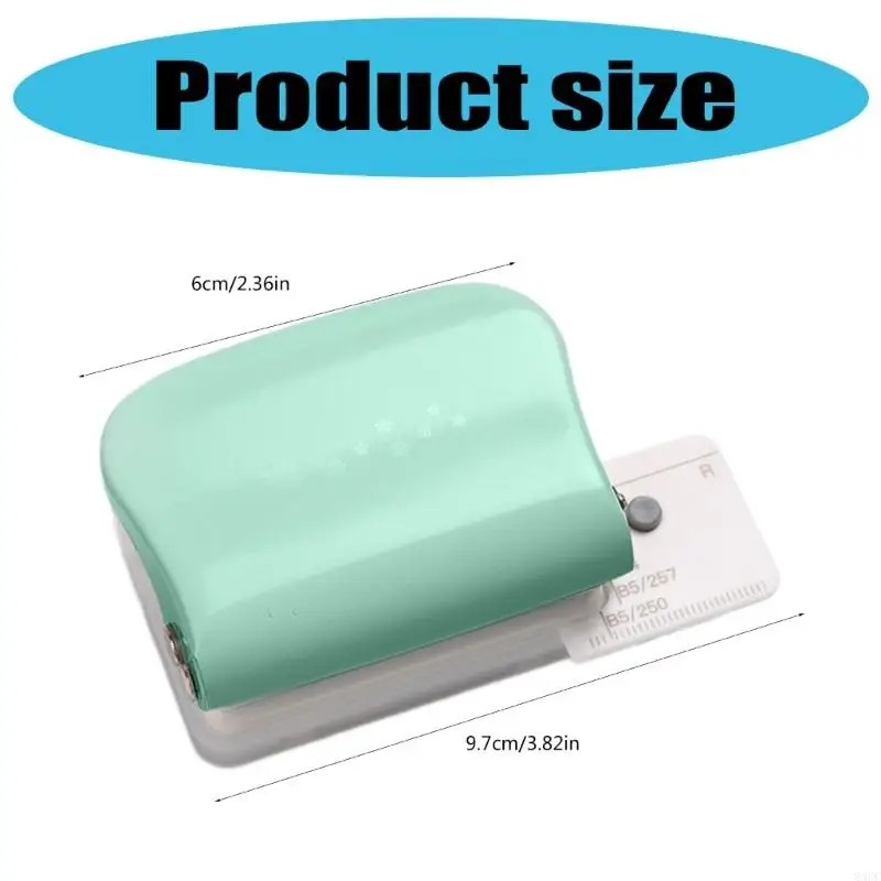 83CC 5 Sheets Capacity, Compact Handheld Hole Punches for Home Office School Use, Mini Hole Punches, Small 5 Hole Puncher