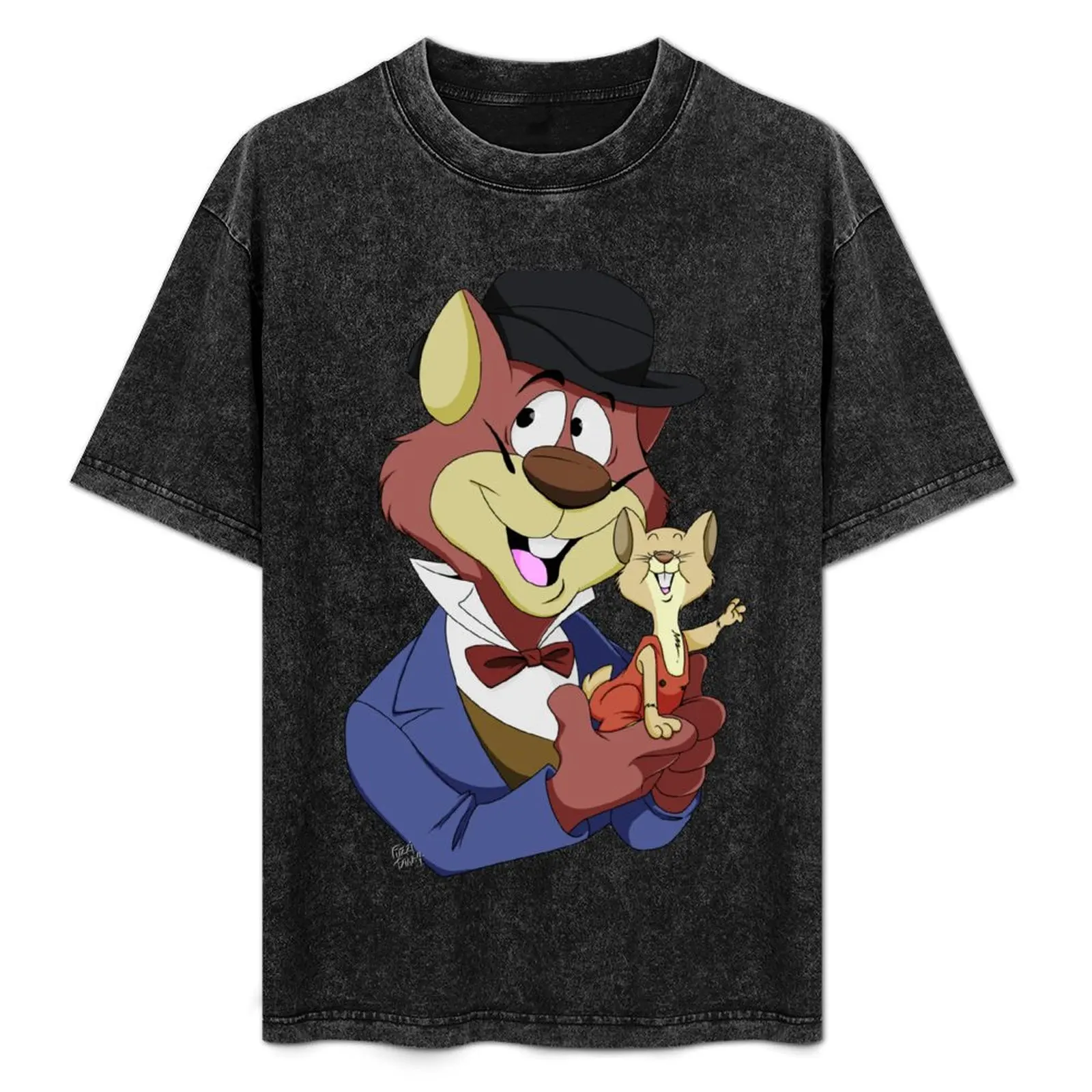 Camiseta Rigodon y Tico, talla grande, informal, para exteriores