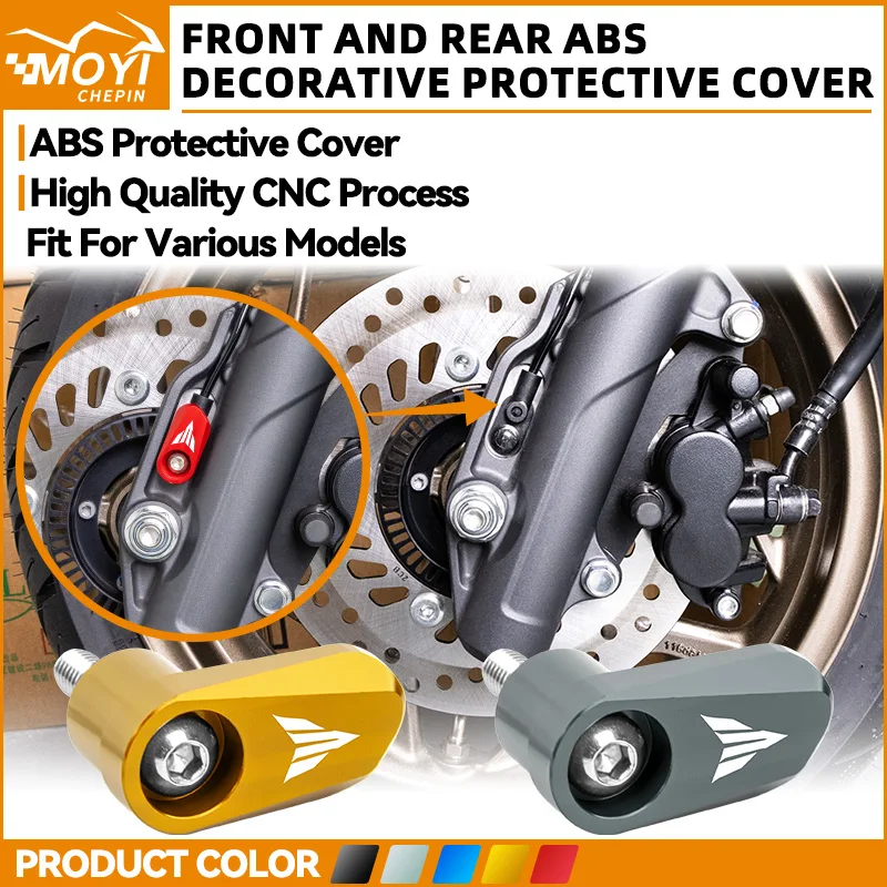 

For YAMAHA MT07 MT09 MT03 MT 07 09 03 Motorcycle Accessories Front Rear Wheel ABS Sensor Protection Guard Cover Cap mt-07 mt-09