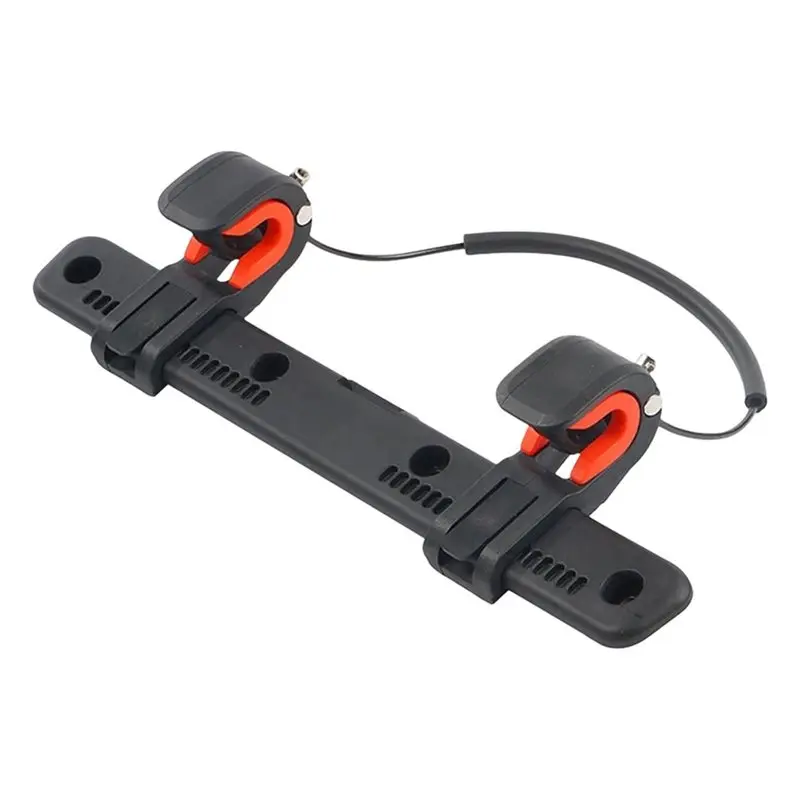 NEW HOT In Stock-Bicycle Pannier Clip Buckle Adjustable Side Bag Strap Mount Luggage Saddle Rack With Bike Bag Clip