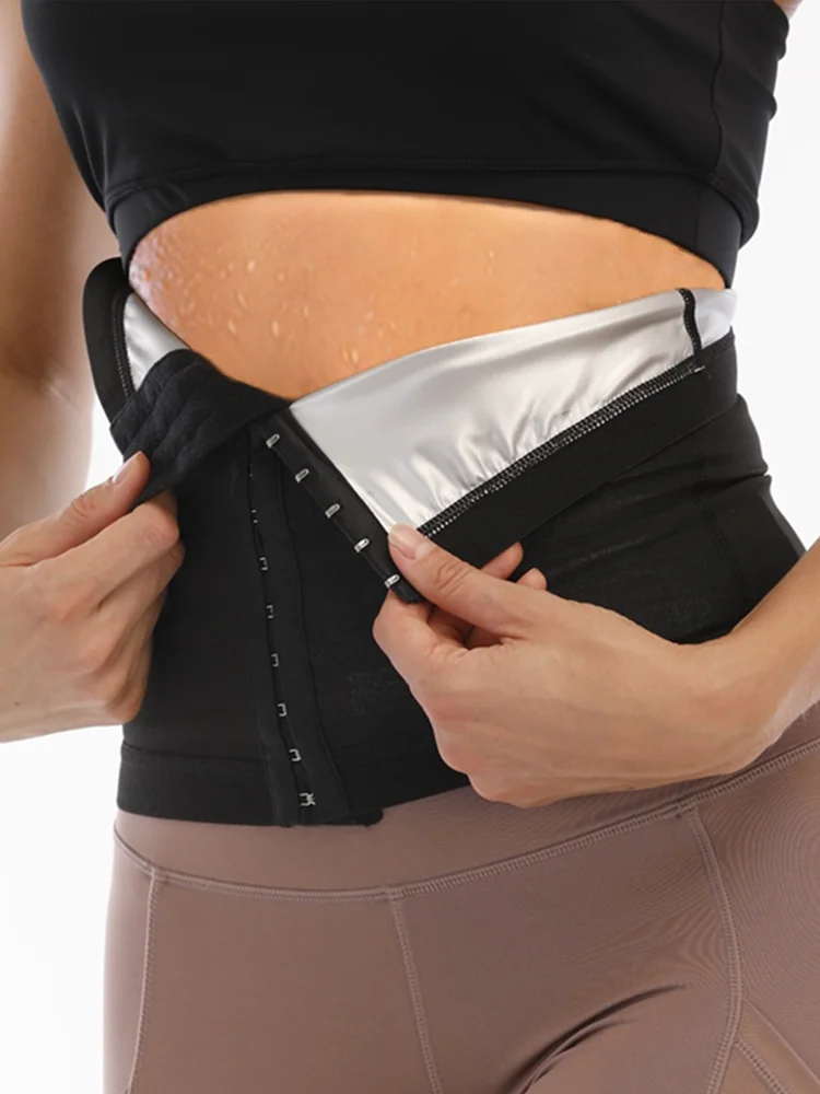 Women Abdomen Reducer Shapewear Workout Sauna Suits Fitness Sweat Waist Trimmer Belt Shaper Fat Burning Belly Slimming Corsets