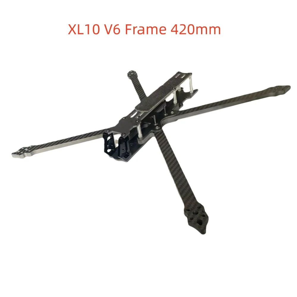XL10 V6 420mm 10inch Wheelbase super Long Range HD True-X Carbon Frame Kit with 8mm arm for DJI O3 VISTA FPV part