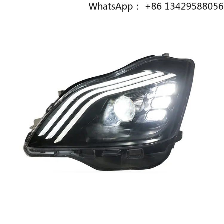 

LED Double Light Lens Headlamp Assemblies Xenon Assembly Headlamps Headlight Made for Toyota 2005-2009 Crown