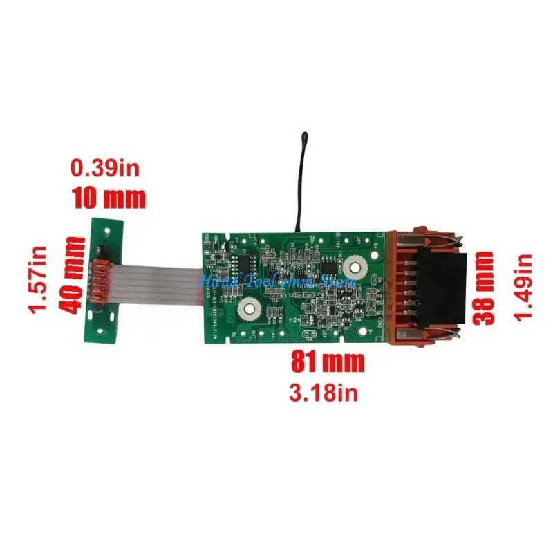 H37F Battery Case with PCB Board for 10x18650 Cell for 40V LBXR36 BL2036 LBX2040