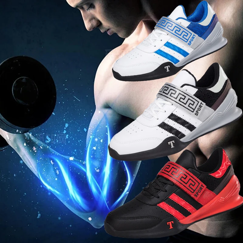 

New Men's And Women's Squat Weightlifting Shoes With Anti Slip Tpu Soles, Breathable Hard Pull Squat Weightlifting Shoes, Couple