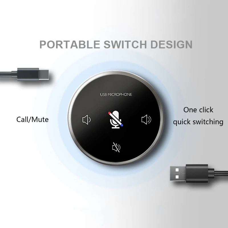 USB Microphone Quality Microphone Condenser Omnidirectional 2meter Pick Up Drop shipping