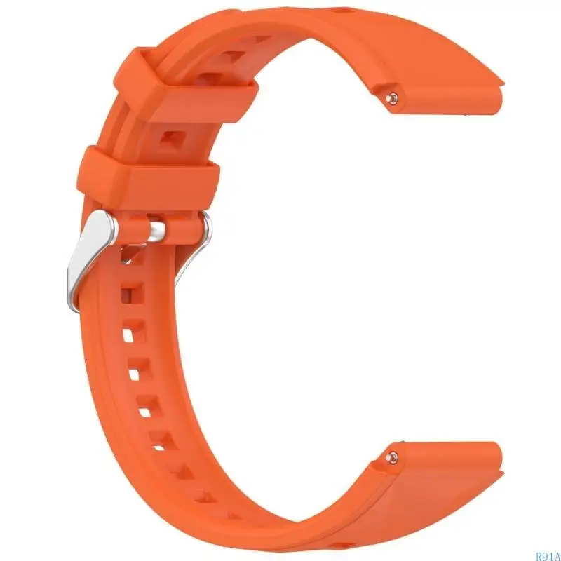 R91A Band silicone respirável Substituição pulseira pulseira rápida Pulseira à prova suor para relógio GT5 41mm