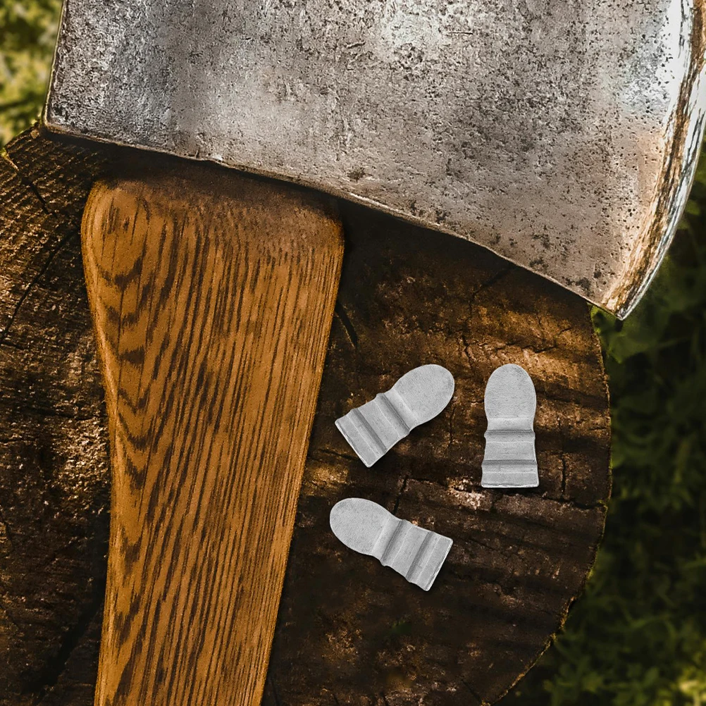 

4pcs Hammer Wedge For Axe Handle Repair Tapered Steel Wedges Tool Handle Fixing Furniture Joint Tightening Splitting Tools Hand