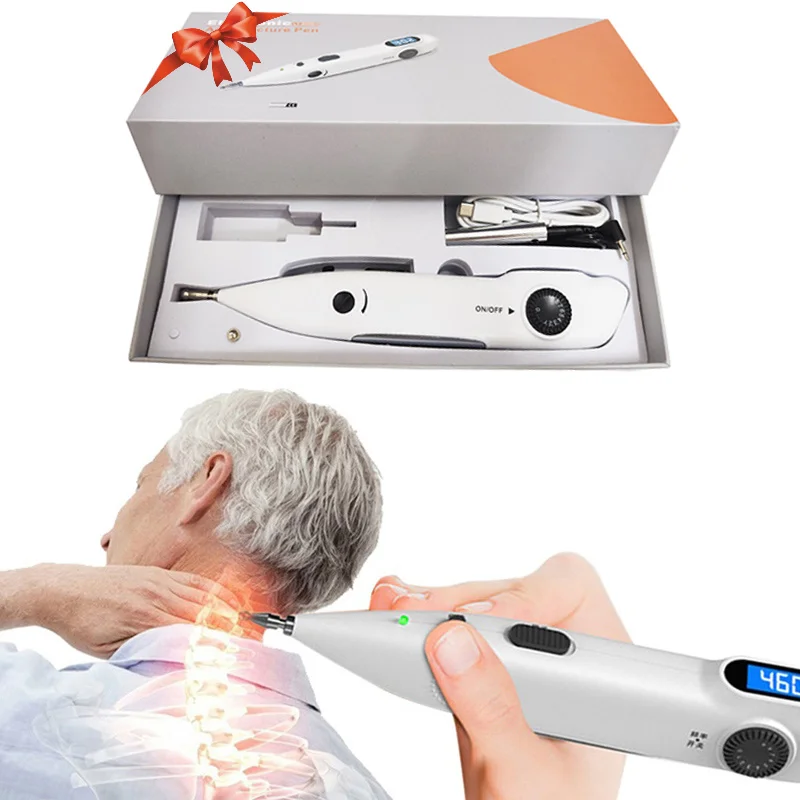Electric Meridian Massager Search Acupuncture Points Pulse Massage Pen Smart Acupuncture Pen For Back Neck Foot Body Massager