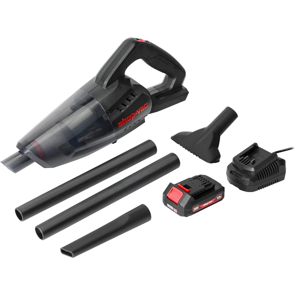 

Shop-Vac 5430087 Handheld Vacuum, Cordless Rechargeable Lithium 20V, Lightweight Design, Ideal for Quick Cleanups in Home, Garag