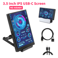 3.5 Inch IPS Type-C Secondary Screen Mini Computer Secondary Screen CPU GPU RAM HDD Monitor USB Display No Use AIDA64