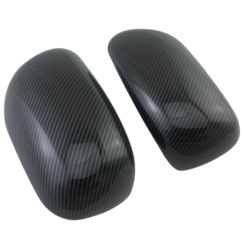 

Car upgrade Carbon Fiber Style and Silver Door Mirror Cover For Toyota Probox 2004 - 2023 Car Accessories Exterior Decorate