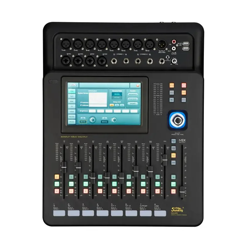 Mixer Digital Professional Live Stage Effects Reverb Balance