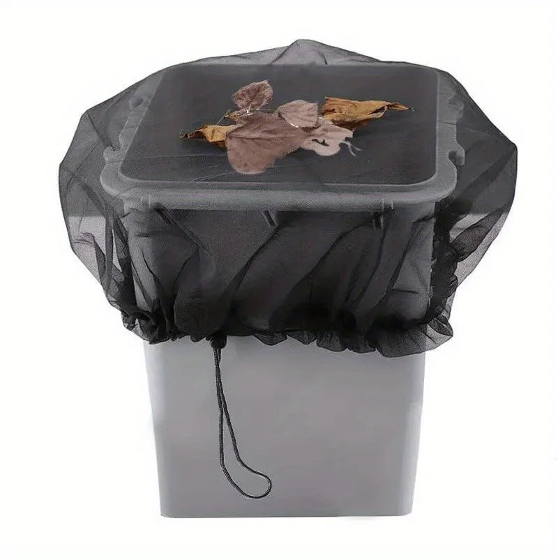Rain Bucket Net Cover Bucket Insect Proof Net Cover Water Tank Screen Protection Cover Rain Bucket Filter Protective Net