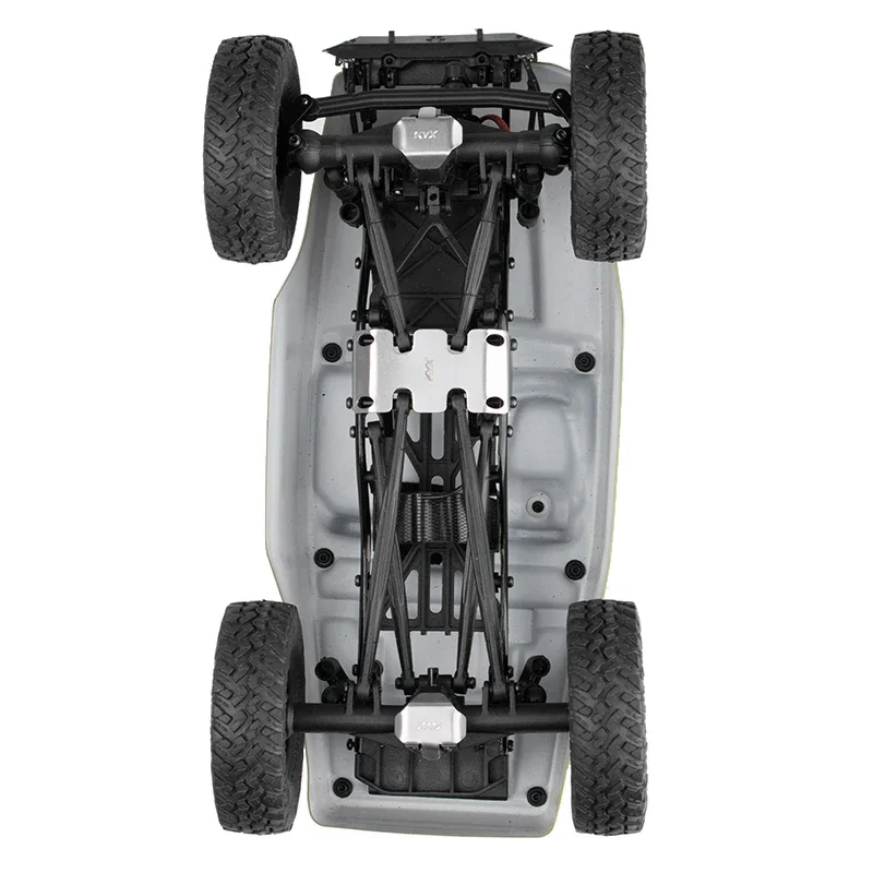 KYX Racing Ejes delanteros traseros Ejes de acero inoxidable Eje protector Armadura Actualizaciones para Rc Crawler Car Axial SCX24 90081