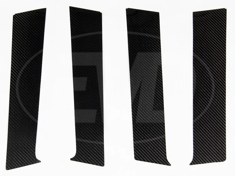 FOR 2008-2015 MITSUBISHI LANCER EX CARBON FIBER B PILLAR 6