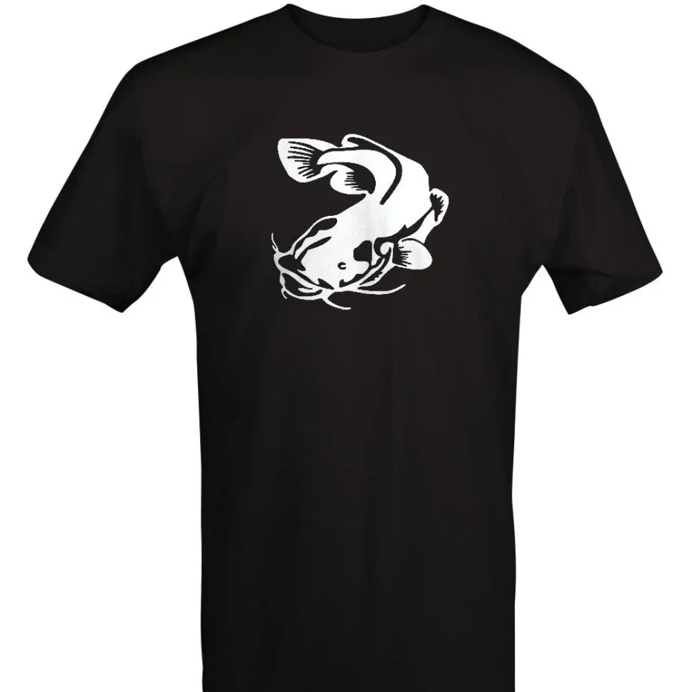 Fishing Catfish Boating - T Shirt New 100% Cotton Short Sleeve O-Neck T-shirt Casual Mens Top