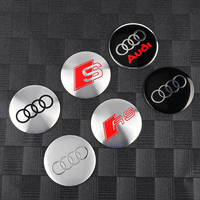 4pcs 56/60/65MM Car Wheel Hub Cap Center Sticker For Audi A4 A3 8V 8P 8L A6 C5 C6 C7 A5 A7 Q3 Q5 Q7 S3 S4 S5 S6 RS Sline Quattro