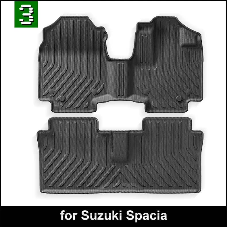 Anti Slip Rubber Floor Mats para carro, Universal Custom TPE, para todos os climas, Designer de Luxo Acessórios, Atacado