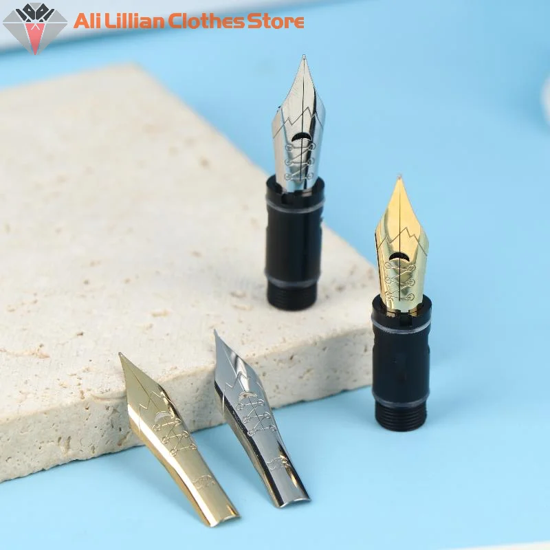 Hot Sale 1PCS For MAJOHN P136 P137 P138 P139 No.6 Solf Flex Nib Grip Section Fountain Pen Copperplate ES ER Round Body Point Nib