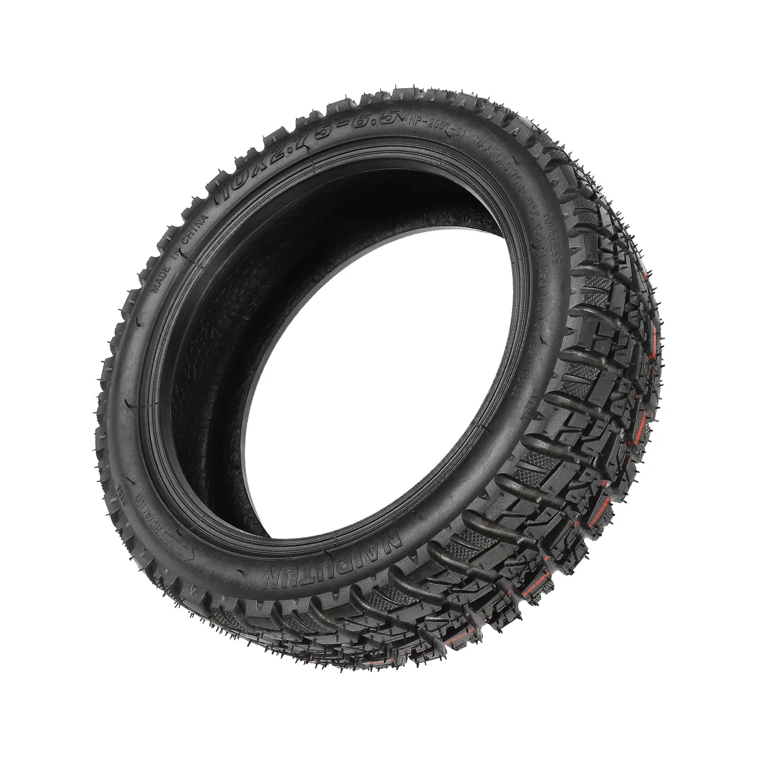 10 Inch Tires NAIPUTUN 10x2.75-6.5 Off-road Vacuum Tires for Minimotors Speedway 5 Dualtron 3 Electric Scooter Wheels