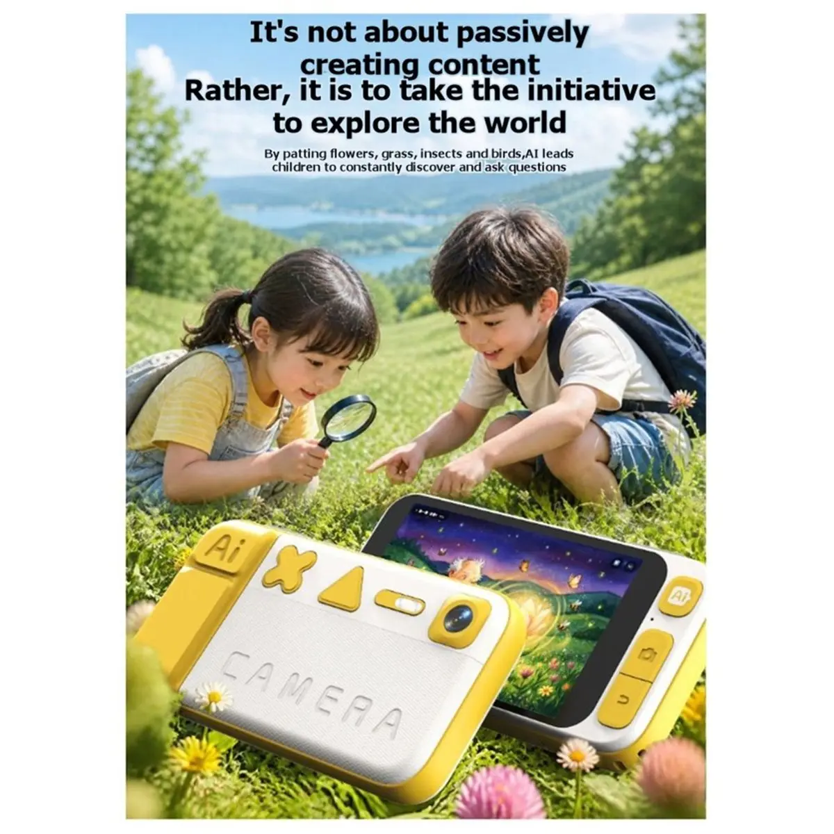 Smart Pocket Learning Camera AI Student Camera Student Educational Gift All-Purpose Dialogue Learning Machine