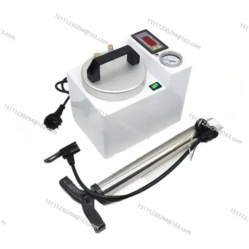 Automatic Dental Polymerizer, Portable Curing Pressure Pot with Digital Display for Silicone Repair