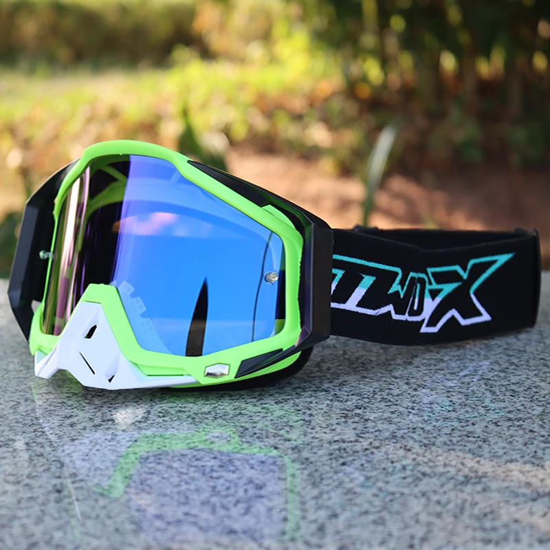 Two-X Motorcycle Goggles Motocross Sunglasses Safety Protective MX ATV MTB Night Vision Helmet Goggles vintage Driving Glasses