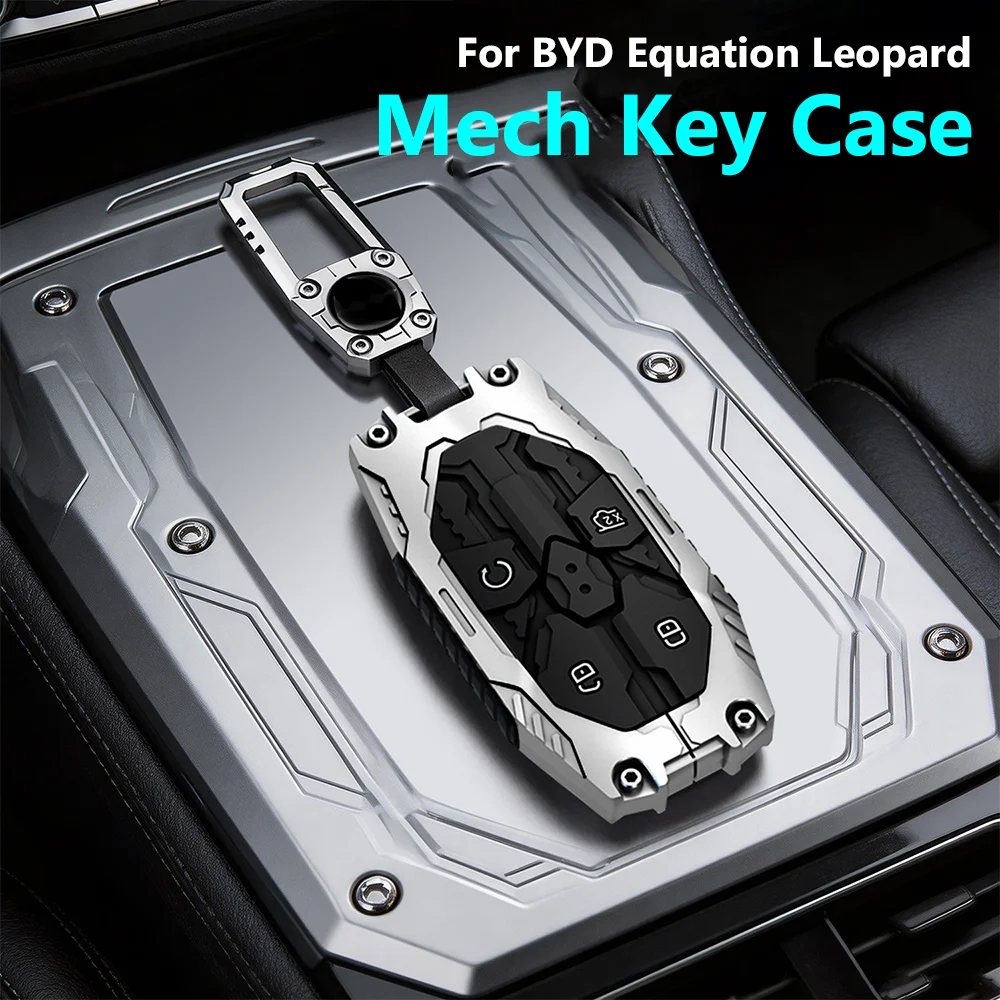Car Upgrade For BYD Leopard 8 Leopard 5 Modified All-inclusive Key Shell Protective Cover Auto Mecha Key Interior Upgrade Parts