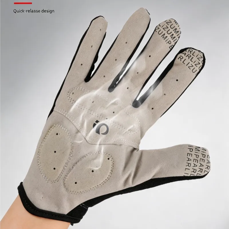 Full Finger Cycling Gloves Touch Screen Gel Pad Shockproof Bicycle Gloves Anti-Slip MTB Road Bike Riding Gloves Autumn Men Women
