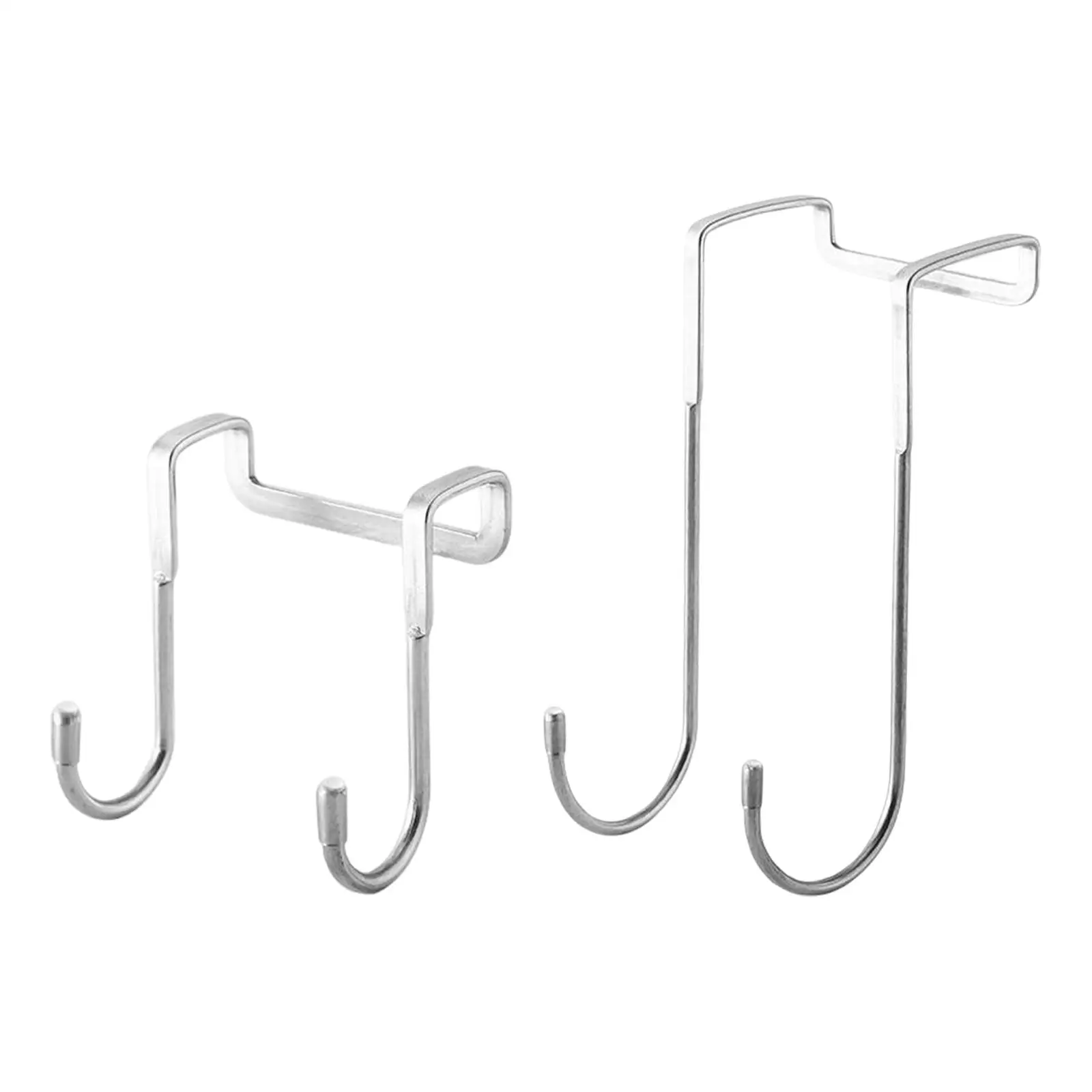 Door Hook Closet Cabinet Hanger Kitchen Storage Organization Home Storage Hook Bedroom Stainless Steel Multifunctional Hook