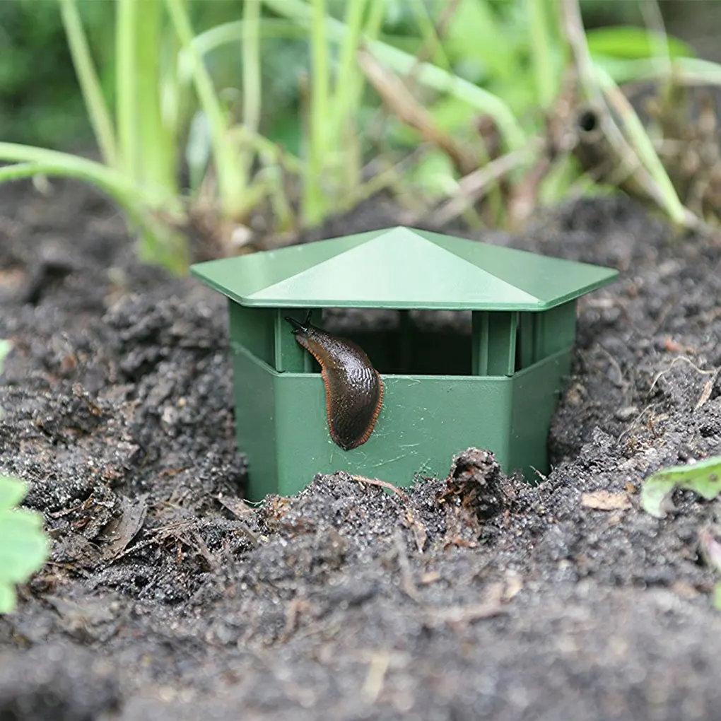 

8pcs Plastic Efficient And Safe Snail Trap For Effective Pest Control Long-Lasting Insect Trap