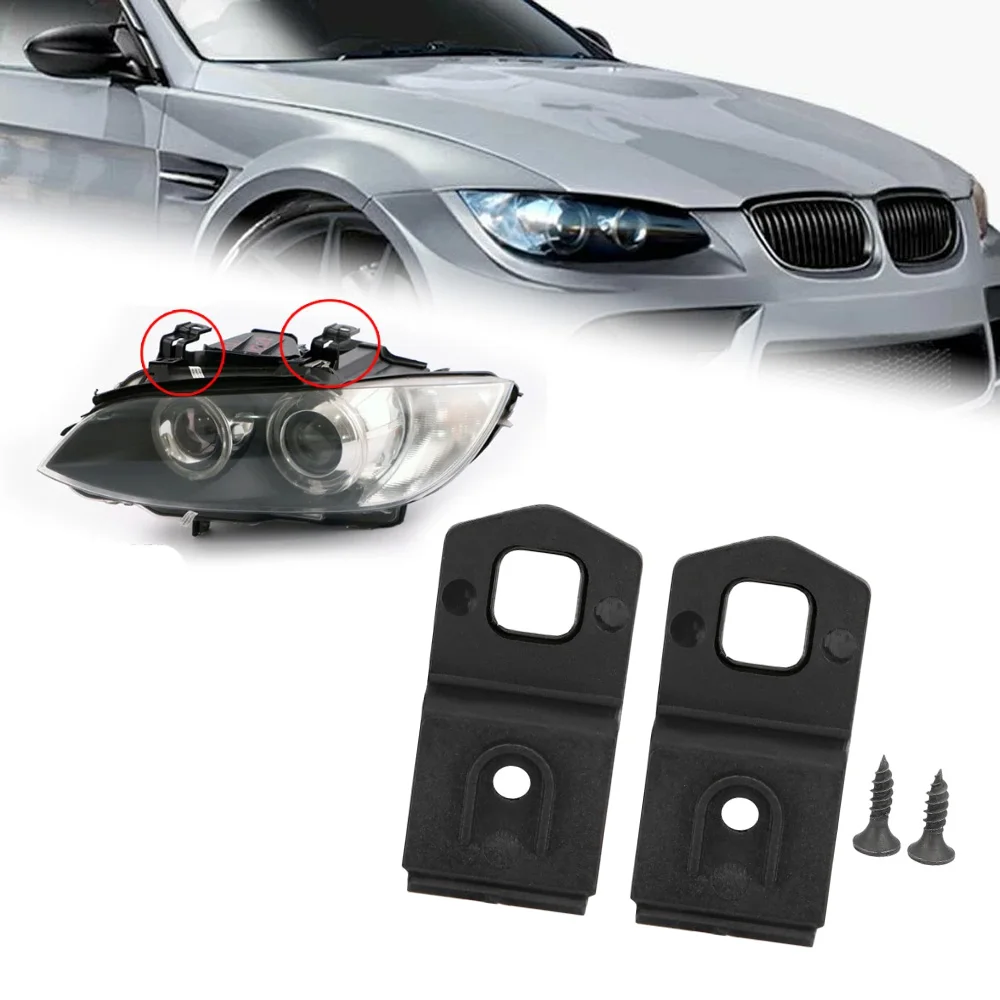 

63117182519 Car Headlight Mount Tab Repair Kit For BMW 3 Series E92 E93 328i 335i 335is 2007 2008 2009 2010 2011 2012 2013
