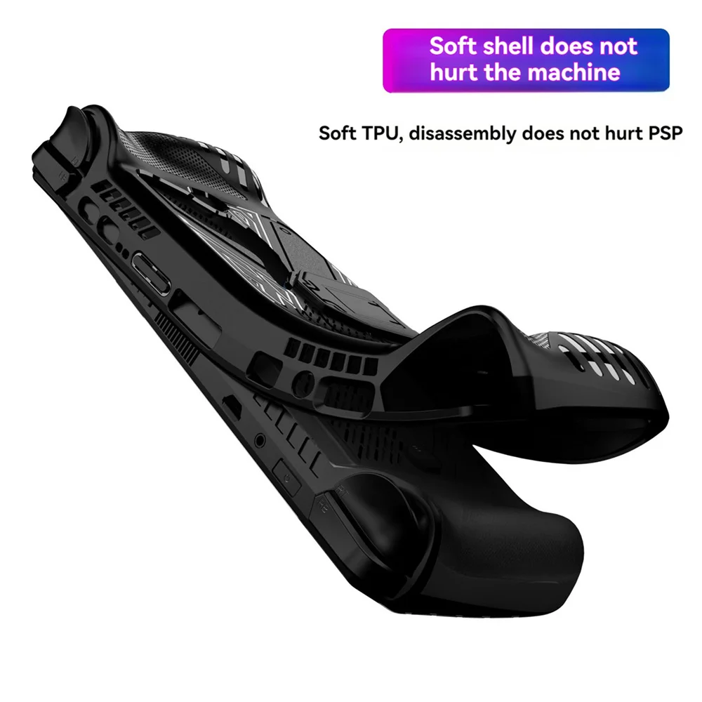 وحدة التحكم في الألعاب قذيفة المحمولة مع موقف ، تبو حالة وقائية لينة ، الملحقات ل روغ الي X