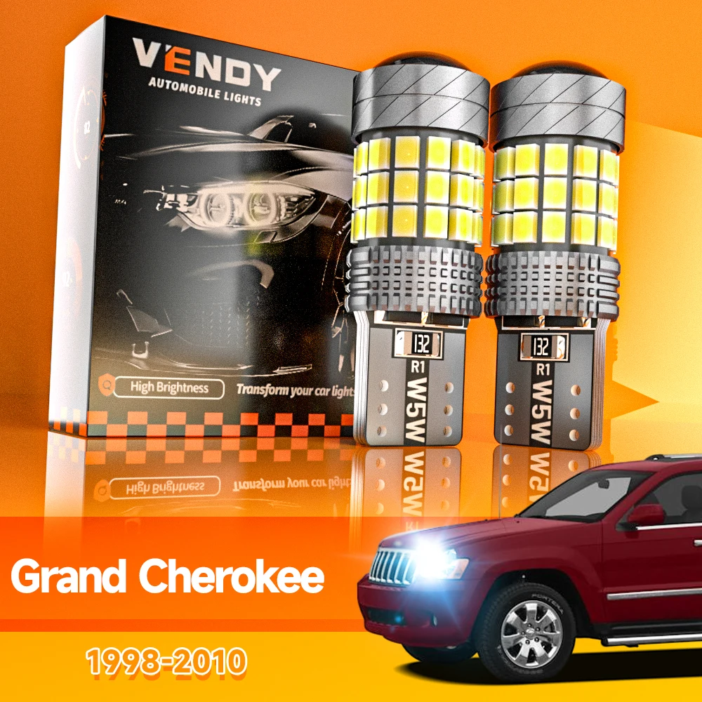 2 uds para Jeep Grand Cherokee WJ WG WH WK 1998-2010 luz LED de estacionamiento lámpara de liquidación 2004 2005 2006 2008 2009 accesorios Canbus