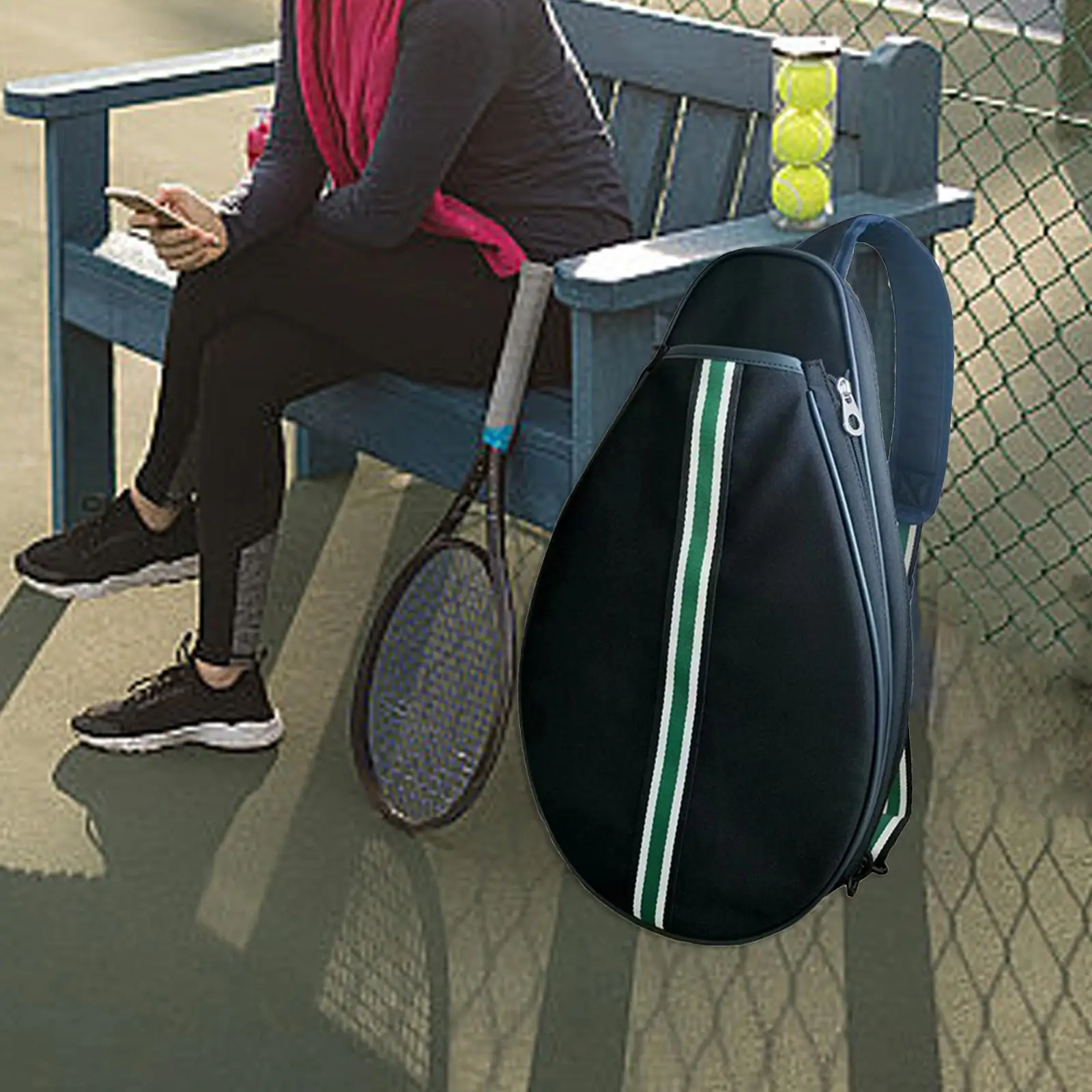 

Tennis Crossbody Bag Sturdy Lightweight Tennis Racquet Storage Bag Men Women