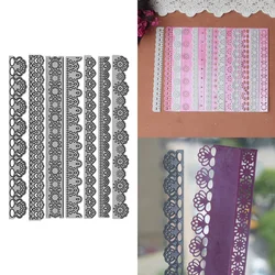 2022 AliliArts Metallo Fustelle 7pc Bordo In Pizzo fai da te Scrapbooking Album di Foto Decorativo Goffratura PaperCard Artigianato Die