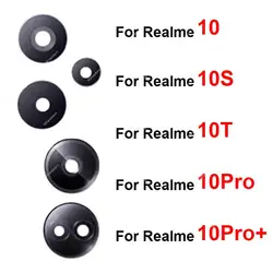 Rear Glass Lens For Realme 10 10Pro+ 10pro plus 10S 10T 4G 5G Back Camera Lens Glass with Sticker Parts