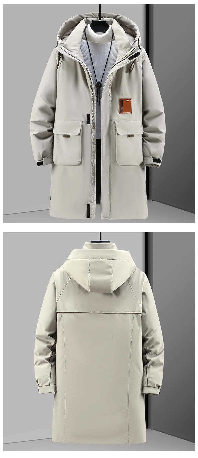 Extra Big Size 12XL Men's Winter Jacket Hooded Warm Parka Male Tall Long Coat 5XL 6XL 7XL 8XL 9XL 10XL Fat Plus Large Waterproof
